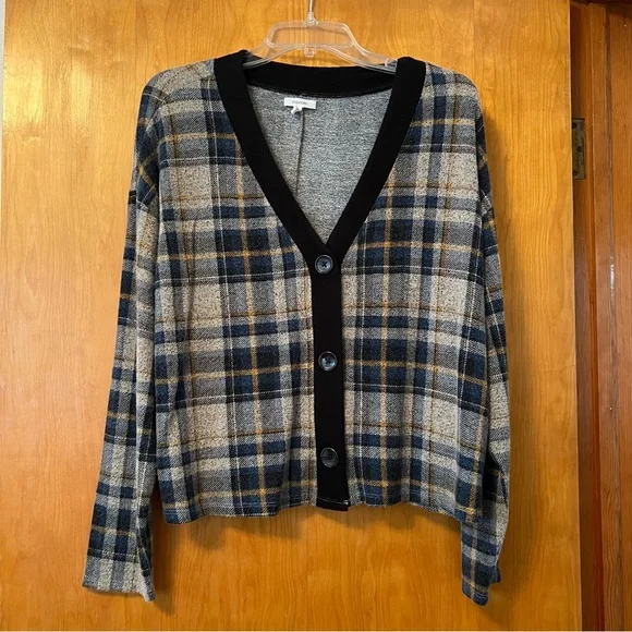 Maurices Plaid Super Soft Cardigan Size M - Picture 2 of 11